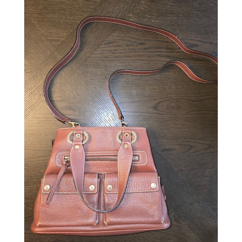 Pre-Owned‎ Bvlgari Maxi Rettile Leather Satchel Crossbody Designer Bag
